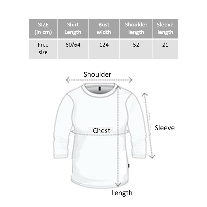 Women layered short sleeved shirt, designer casual wear loose fit  cut