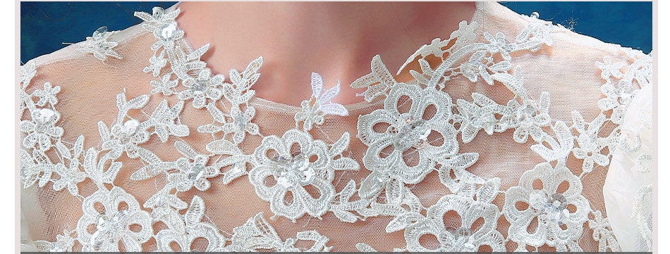 White Lace Fairy Prom Dress, Women Wedding Princess Look for Event Party Function Gift for her