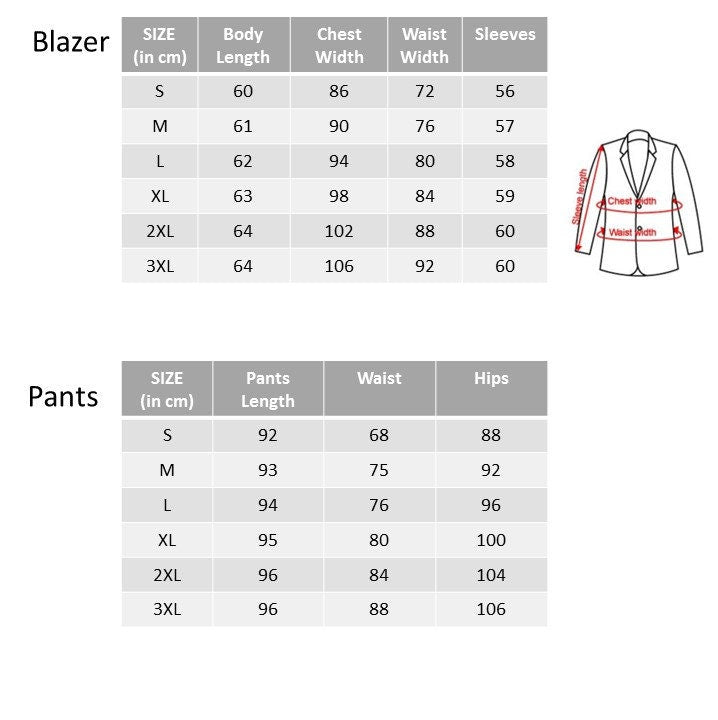 Woman Pantsuit Blue/Pink/White Tatoo Sleeves, Designer Silm Cut Blazer + Pants Smart Casual Formal Event Party Gift for her