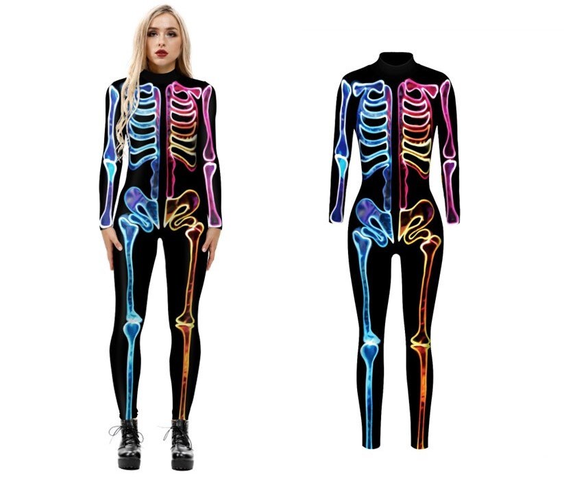 Skeleton Costume, Halloween Costumes, Halloween Adult Costume, Adult Halloween Costume, Womens Halloween Costume, Cosplay Costume