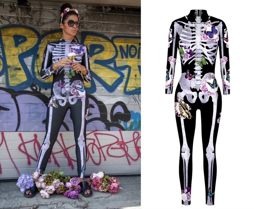 Skeleton Costume, Halloween Costumes, Halloween Adult Costume, Adult Halloween Costume, Womens Halloween Costume, Cosplay Costume