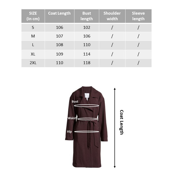 Black Slim cut Trench Coat, Designer Woman Creative Winter Falls Raincoat for Smart Casual/ Formal/Outdoors/ Gift for her