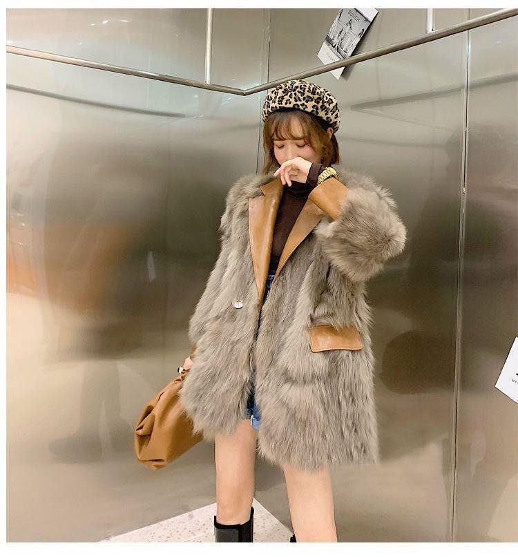 Fluffy furry faux fur jacket, shearling fur coat rave punk goth cozy plur top party clubwear unique designer winter jacket