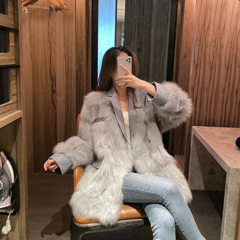 Fluffy furry faux fur jacket, shearling fur coat rave punk goth cozy plur top party clubwear unique designer winter jacket