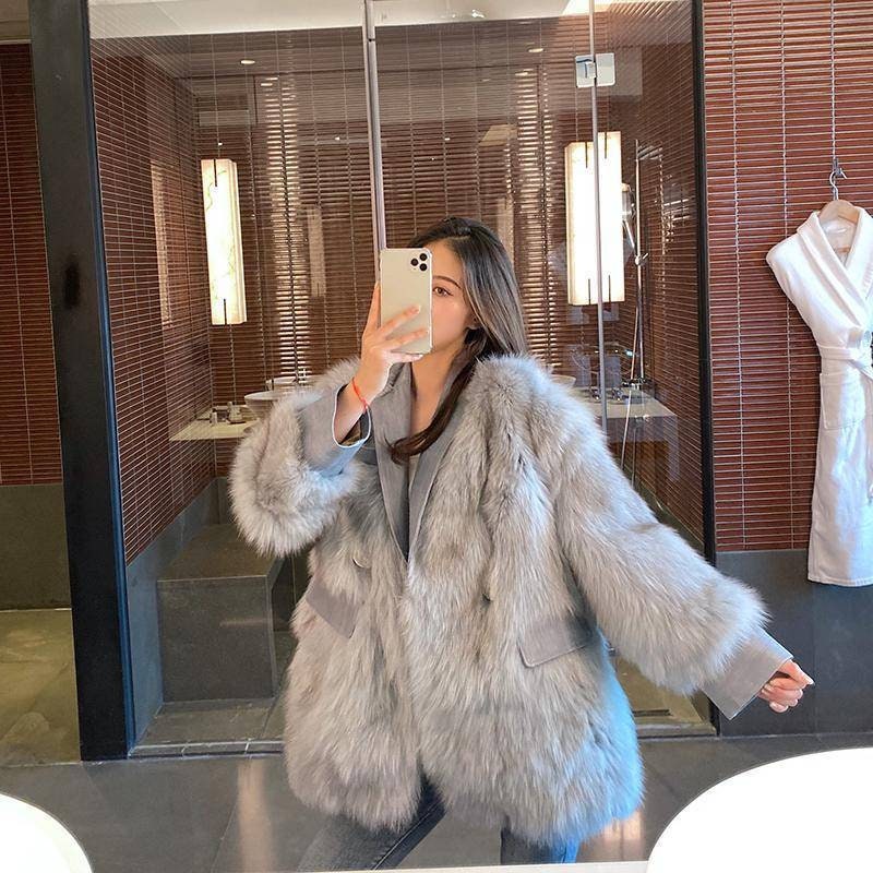 Fluffy furry faux fur jacket, shearling fur coat rave punk goth cozy plur top party clubwear unique designer winter jacket