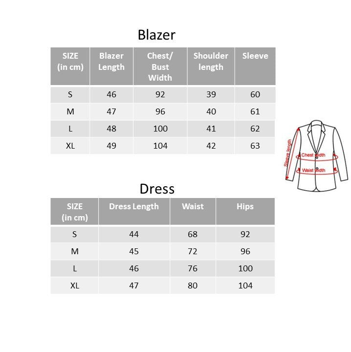 Women Double Breasted Black Blazer, Designer PU Leather Jacket Dress Set Stylish Formal Event Party Prom Dress Gift for her