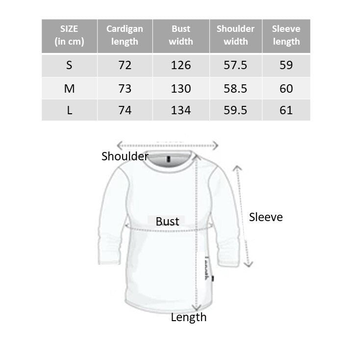 Women souffle yarn cardigan, designer v neck loose fit cardigan smart casual office school sweater deluxe graphics print