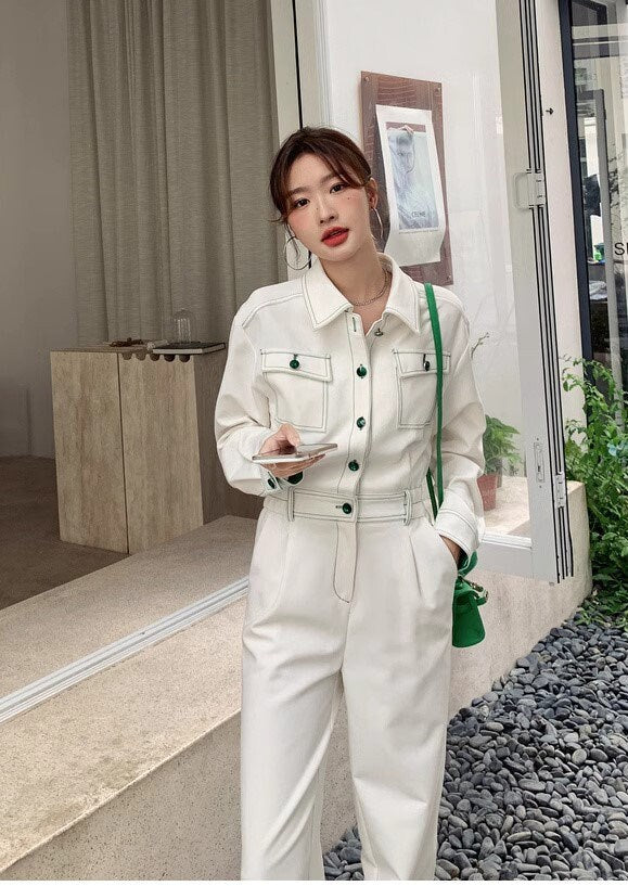 Contrast colors Jumpsuit, Woman Unique Rompers Street Smart Casual High Rise Overalls Holiday Playsuit Outdoors Wedding Party Gift