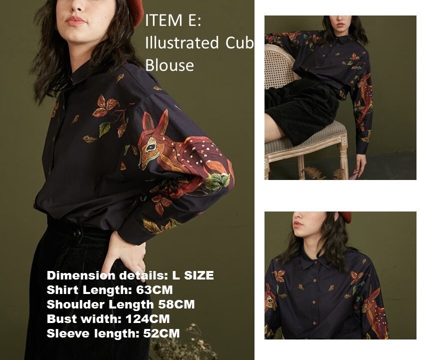 Special price offer - ARTISTIC blouse, designer shirt high quality shop clearance fashion products, last item in stock